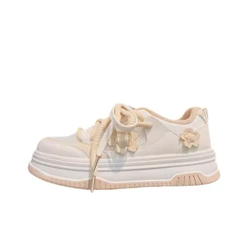 Luji Low Top Skateboard Shoes Women's Ecru