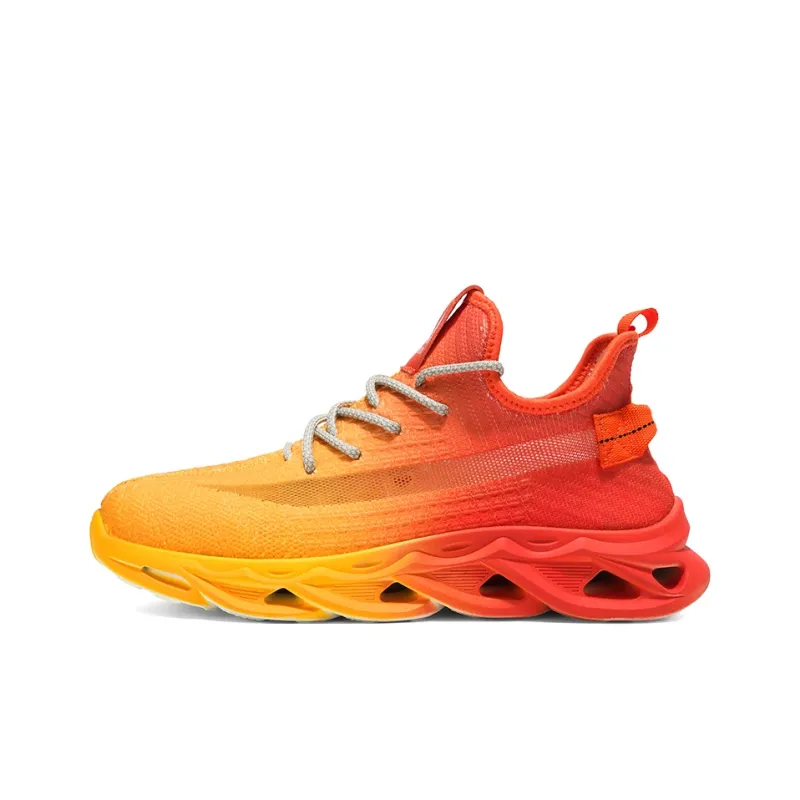 BINGO DUCK Slip Resistant Low Top Chunky Sneakers Men's-7