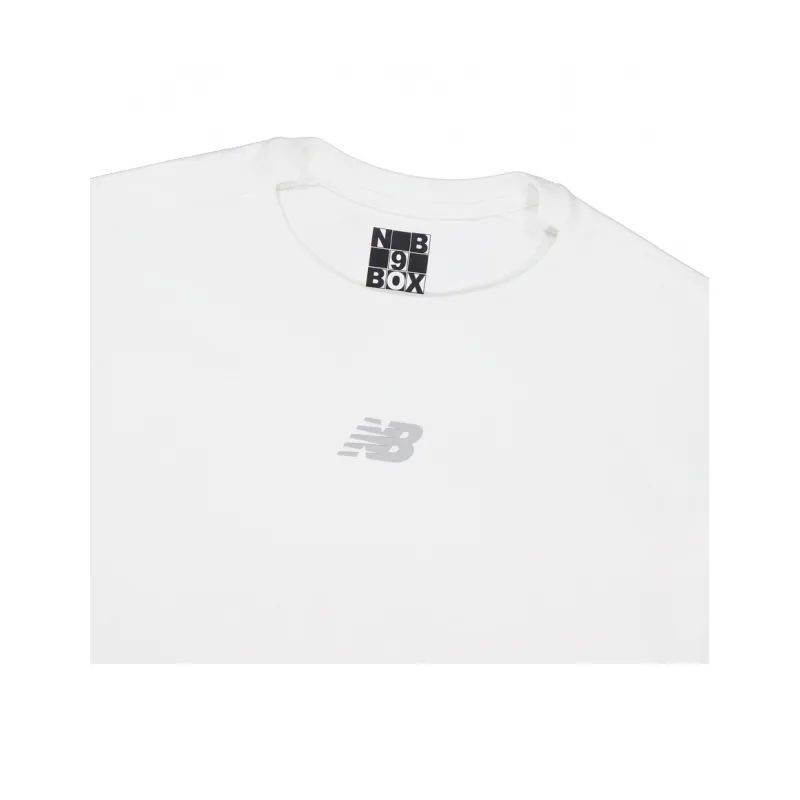 New Balance 9 BOX T Shirt Unisex White-3