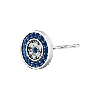 ZWU 925 Sterling Silver Stud Earrings Unisex