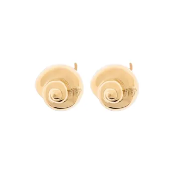 VERSACE Seashell Clip on Earrings