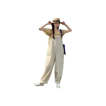 TEME Overalls Women's Ecru