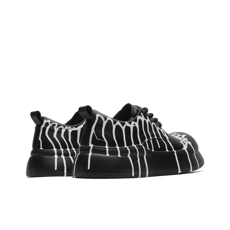 APRHE Slip Resistant, Abrasion Resistant, Lightweight, Height Increasing Low Top Skateboard Shoes Unisex-5