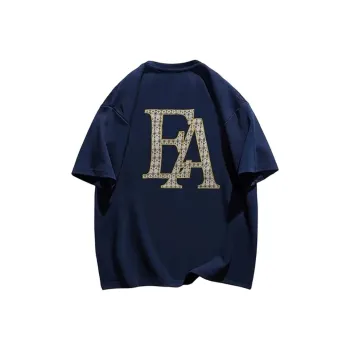 MEIKE T Shirts Unisex Navy Blue