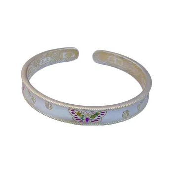 FUYUFU 999 Fine Silver Bangles Women's