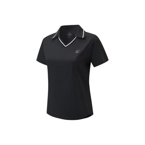 XTEP Polo Shirt Women's Jet Black