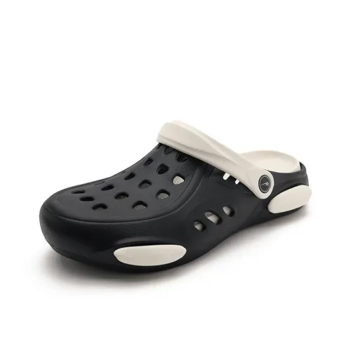 DOUBLE STAR 88 Clogs Men's Black White