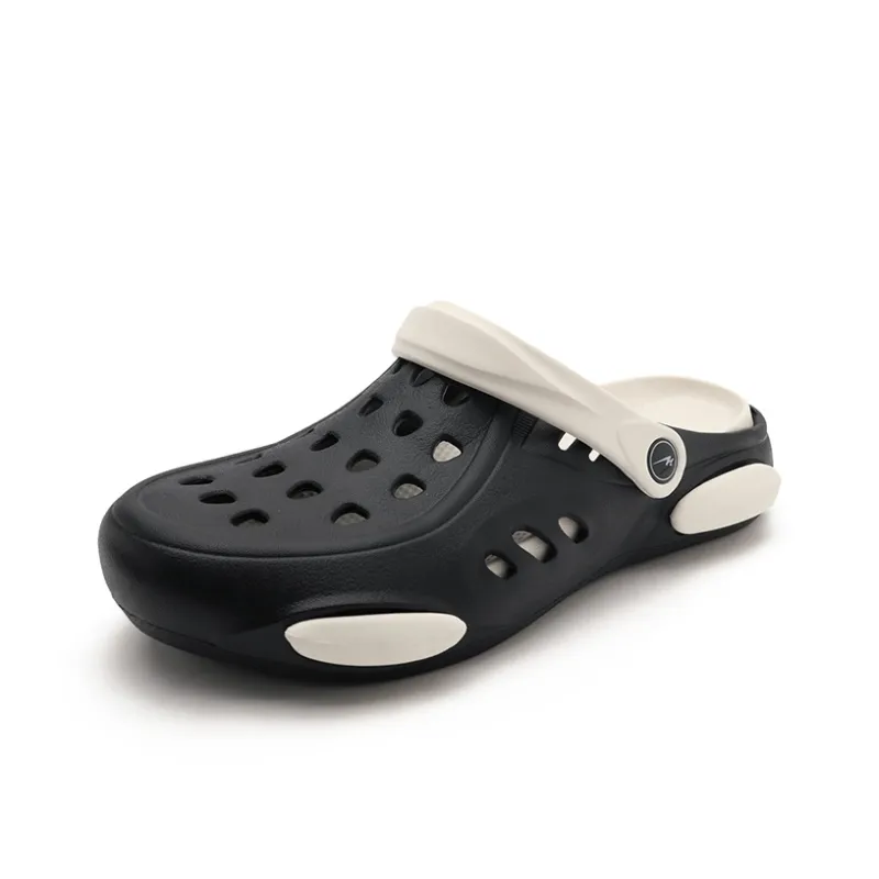 DOUBLE STAR 88 Clogs Men's Black White-0