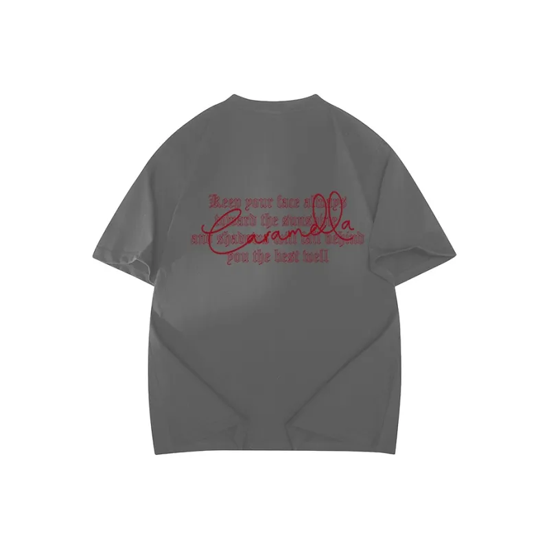 Caramella Drop Shoulder Sleeve T Shirt Women's-5