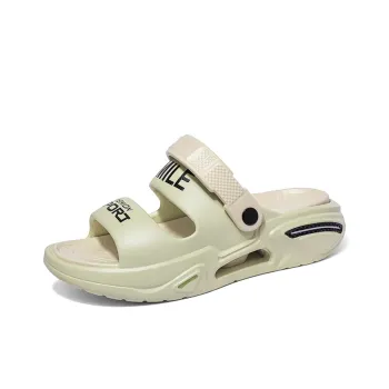 NANJIREN Beach Sandals Unisex Black Orange/White Blue/Beige Brown/Mint Green