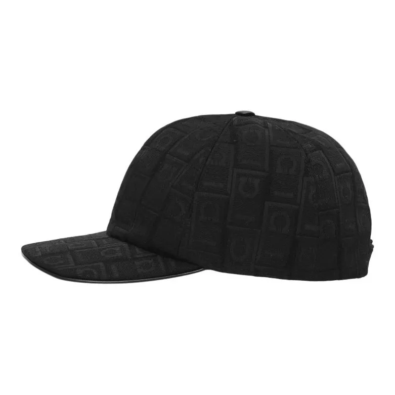 PUMA Cotton Canvas Baseball Caps Unisex Black-2