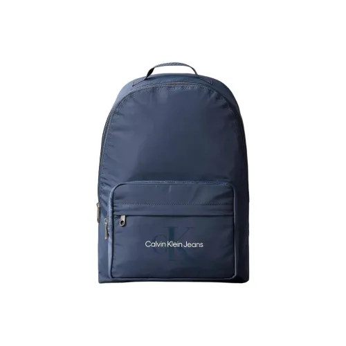 CALVIN KLEIN Polyester Backpack Men's Mixed Color Blue