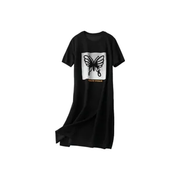 LUYOUYE Short Sleeved Dress Women's