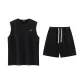 Black+Black[Tank Top Clothing Sets]