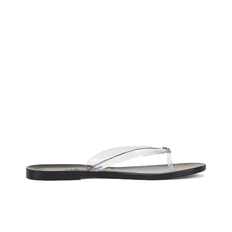 SAM EDELMAN Abrasion Resistant Flip Flops Women's Transparent-1