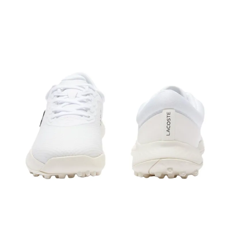 LACOSTE Anti Slip Wear Resistant Low Top Golf Shoes Women's White-2