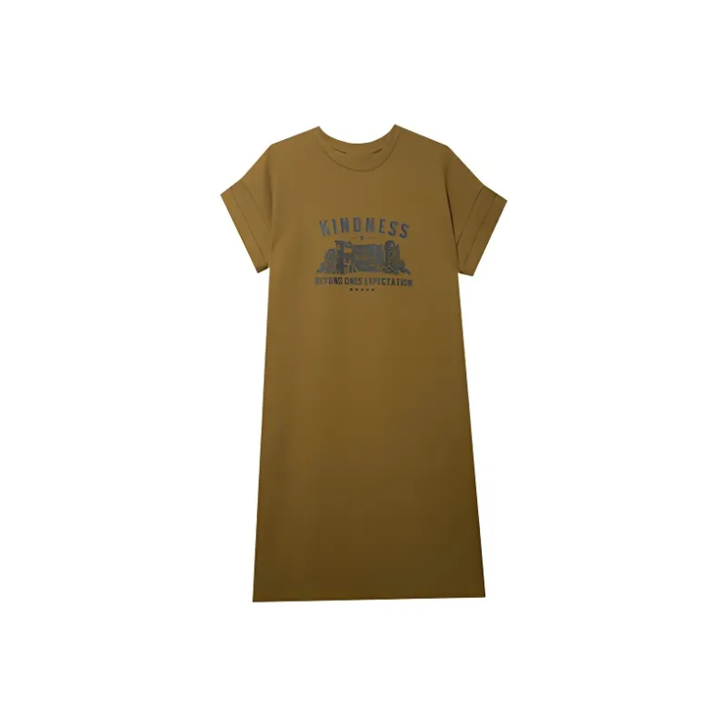 LUYOUYE Short Sleeved Dress Women's-6
