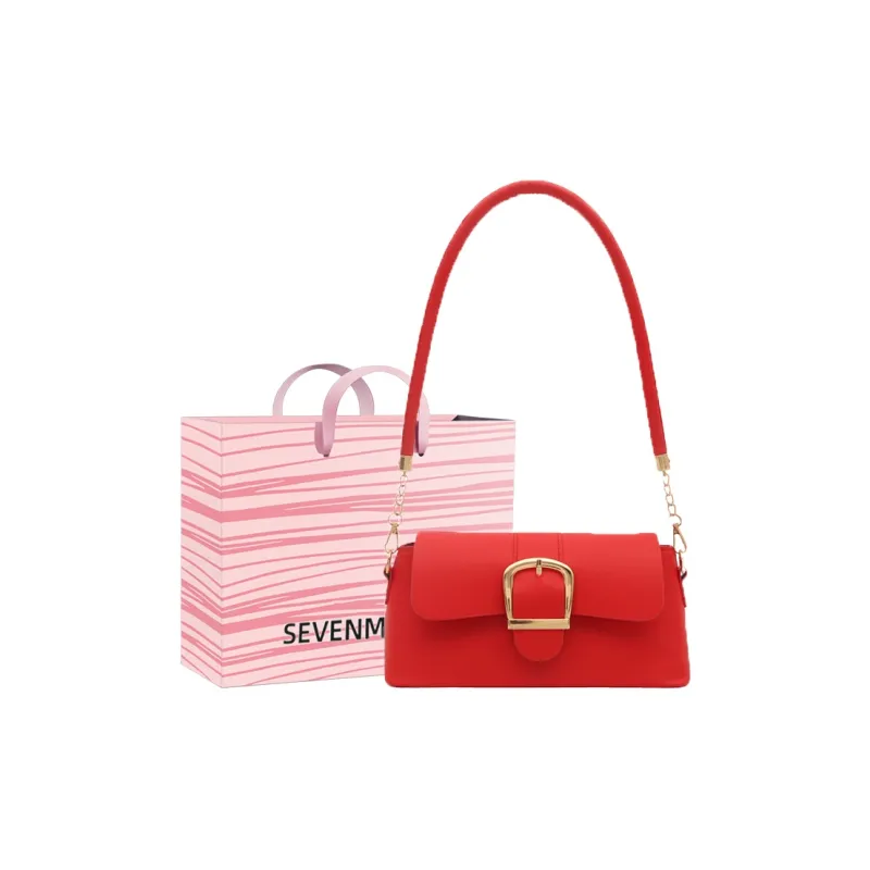 SEVENMOONS PU Shoulder Bag Regular Women's Multicolor-8