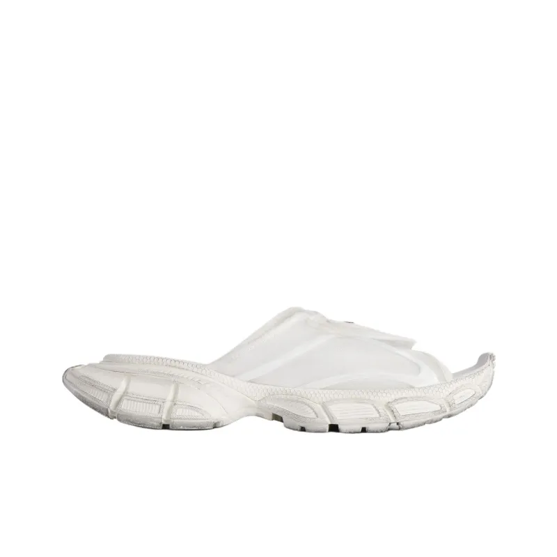 Balenciaga 3XL Slide Slippers Men's White-1