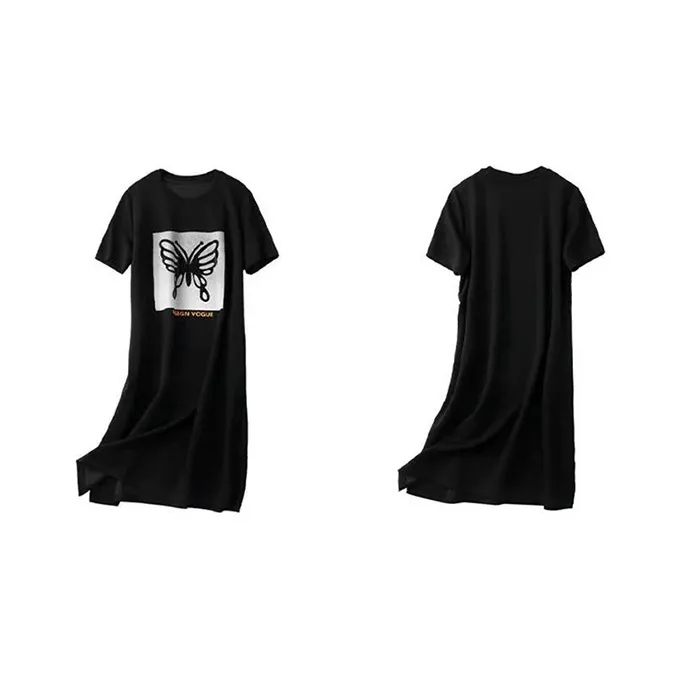 LUYOUYE Short Sleeved Dress Women's-1
