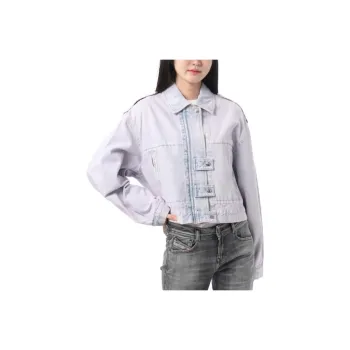 ISABEL MARANT ETOILE Denim Jacket Women's Purple