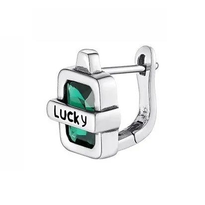 ZWU 925 Sterling Silver Stud Earrings Unisex-0