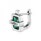 Green Zircon Clip-on Earrings (Single)