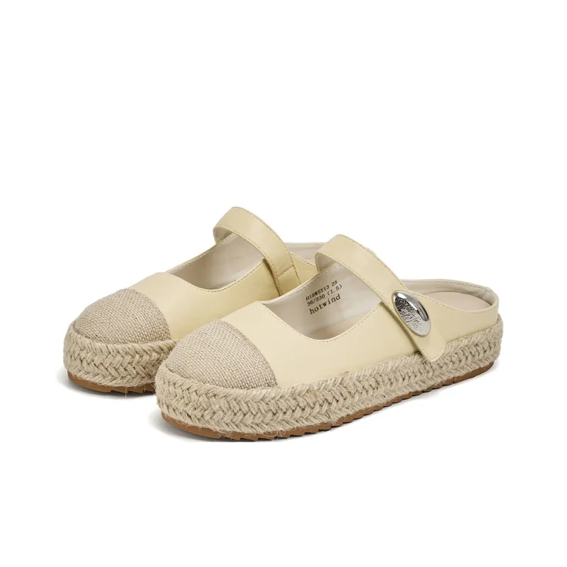 Hotwind Abrasion Resistant Slip Resistant Closed Toe Slippers Women's-9