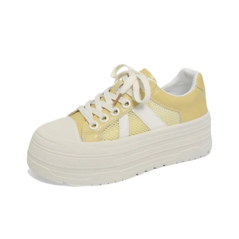 Y6T Height Increasing Lightweight Breathable Low Top Skateboard Shoes Women's-4