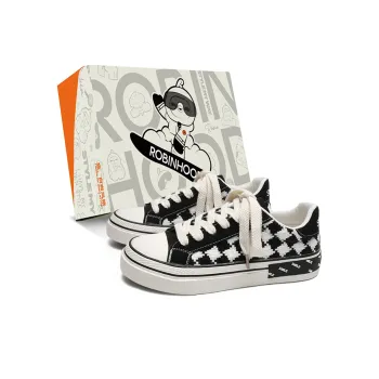 ROBINHOOD Coverage Slip Resistant Cushioning Impact Resistance Abrasion Resistant Low Top Skateboard Shoes Men's Box
