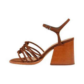 Schutz Sandy One Strap Sandals 9cm Women's Brown