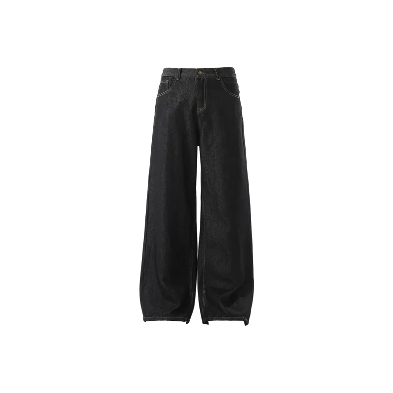 NANDCHN Jeans Unisex Black-0