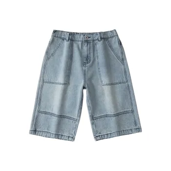 Lind Erki Denim Shorts Unisex Blue