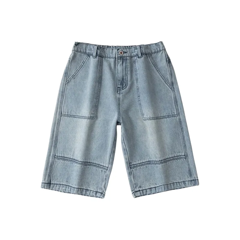 Lind Erki Denim Shorts Unisex Blue-0
