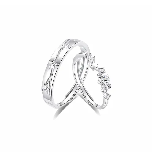 SEEPD Colored Glaze Zircon Ring Unisex