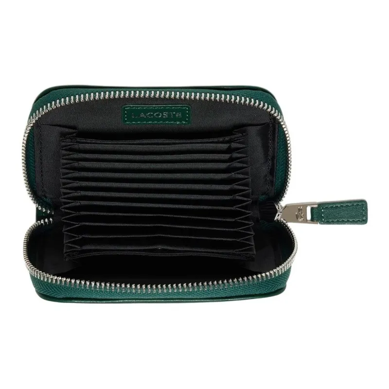 LACOSTE Polyester Wallet Women's White & Green-2