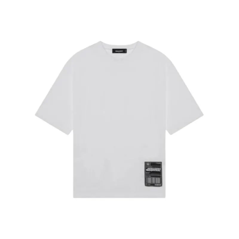 DSQUARED 2 Logo appliqué T shirt-0