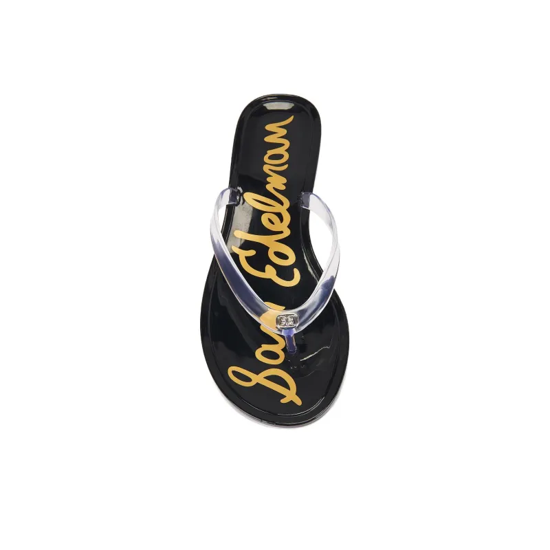 SAM EDELMAN Abrasion Resistant Flip Flops Women's Transparent-4