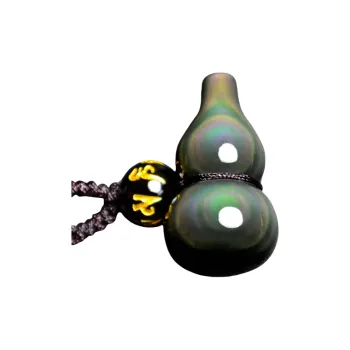 ZHIZUO Natural Obsidian Pendants Unisex