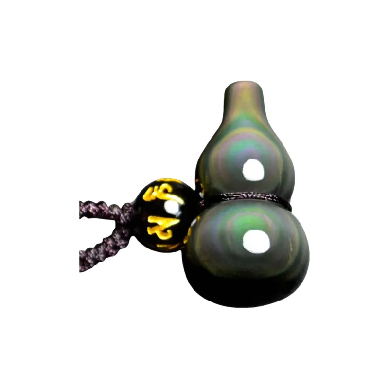 ZHIZUO Natural Obsidian Pendants Unisex-0