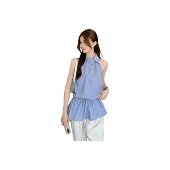 Flowers in water Shirts Women's Blue