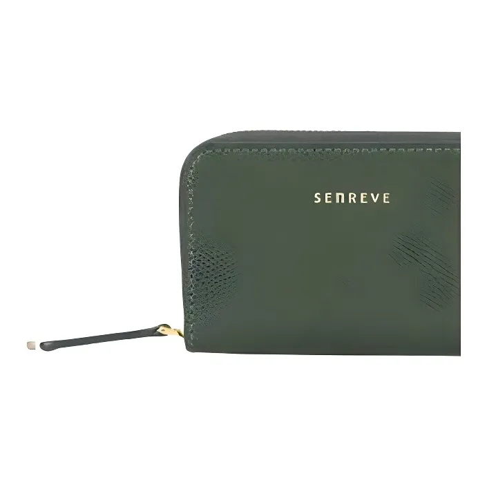 SENREVE Genuine Leather Wallets Card Holders Women's Forest Green-2