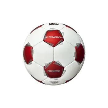 Molten Size 5 Ball Soccer Hand Stitched Soccer Ball Unisex White Red