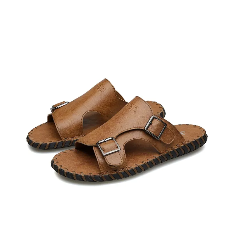 Jeep Rubber Sole Slip Resistant Slide Slippers Men's-2