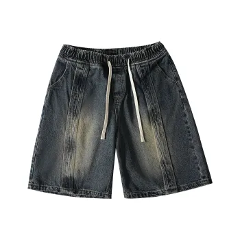 FONDLOOK Denim Shorts Unisex