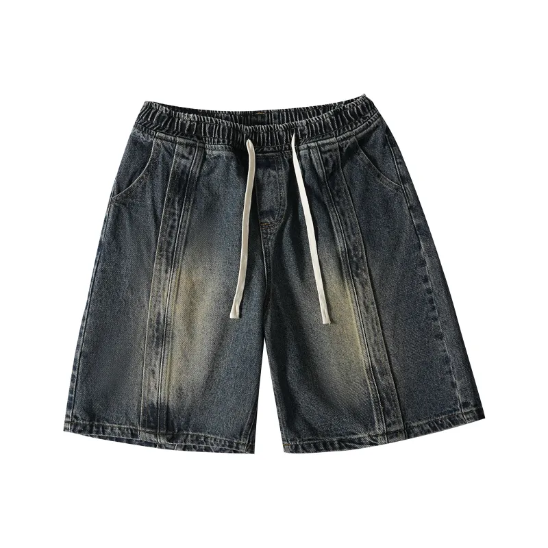 FONDLOOK Denim Shorts Unisex-8