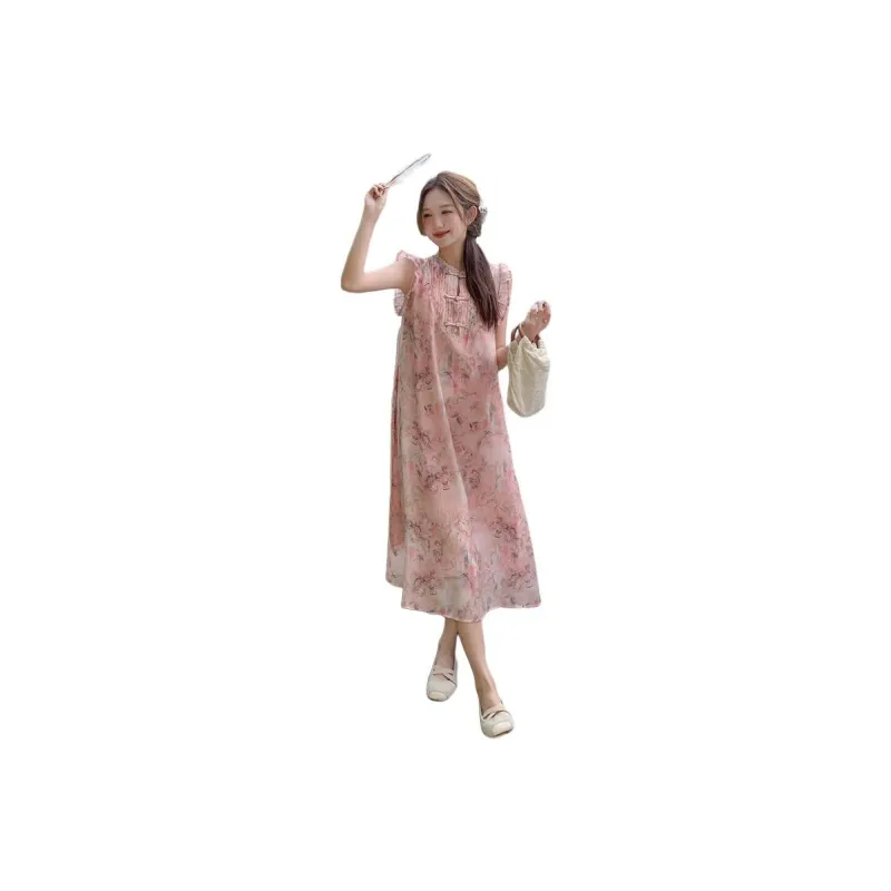 TEME Sleeveless Dresses Women's Pink-0