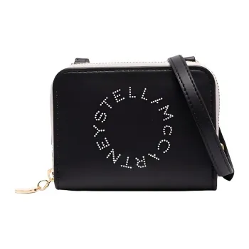 Stella McCartney Logo Detailed Strapped Wallet