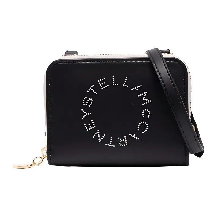 Stella McCartney Logo Detailed Strapped Wallet-0