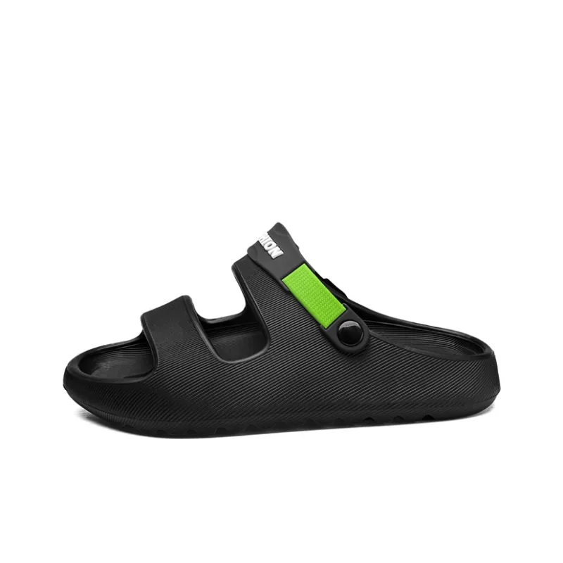 NANJIREN Beach Sandals Unisex Black Orange/Black Green/White Green/Beige Brown-0